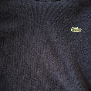 Lacoste Men's Dark Sweater with Iconic Logo